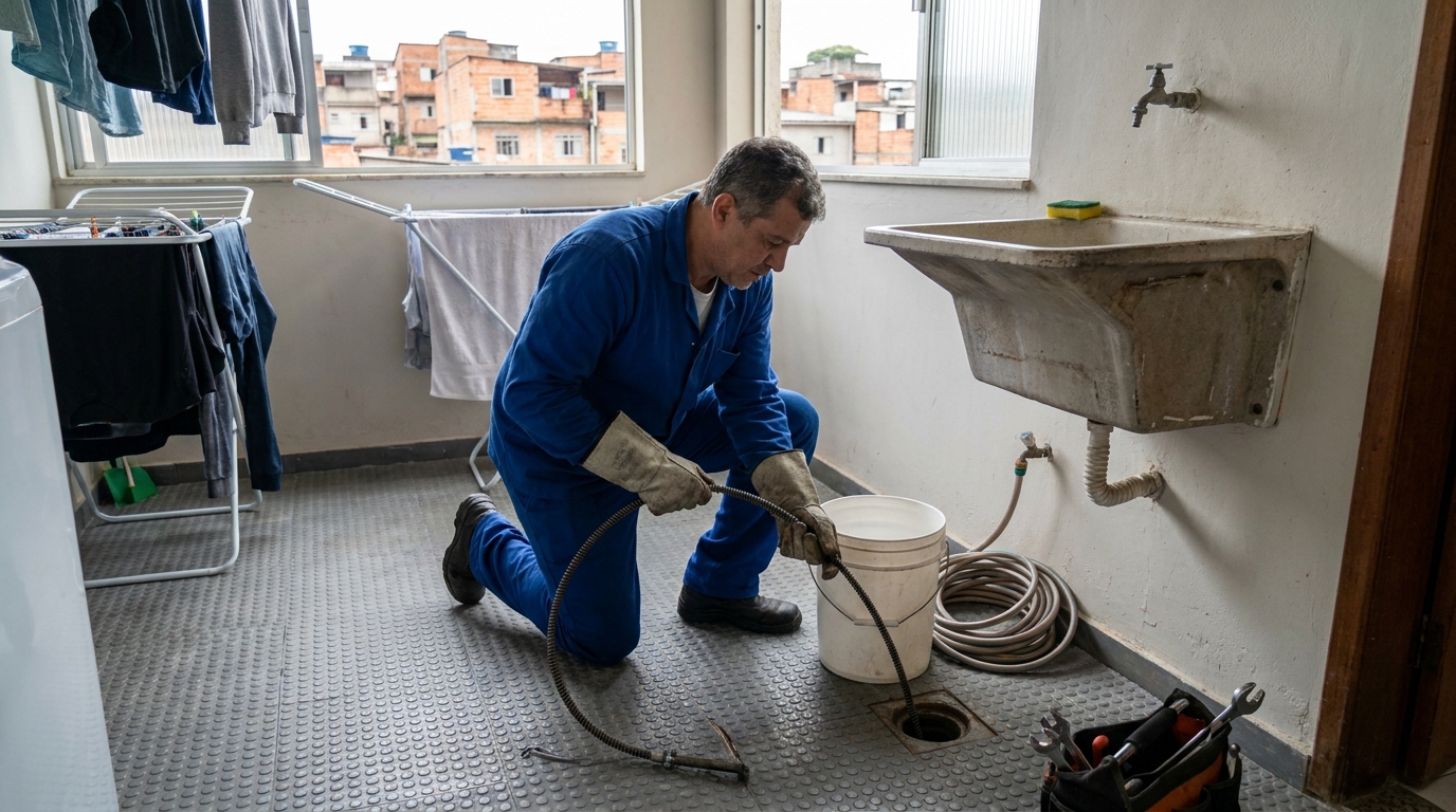 Desentupimento de Ralos Externos em Santo Antônio de Lisboa, Florianópolis‑SC
